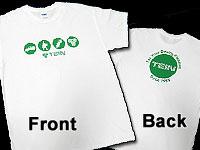 Tein T-Shirt Circle White Large #TN004-009L