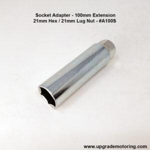 Long Adapter Socket – Inner 21mm/Outer 21mm Hex L=100mm