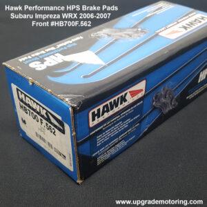 Hawk HPS Brake Pads – Impreza WRX 06-07 Front #HB700F.562