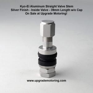 Kyo-Ei Valve Stem – Aluminum Straight Silver – Inside Valve