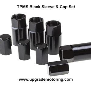 TPMS Sleeve and Hex Cap Kit – Black Anodized 25mm O.L. #45930B