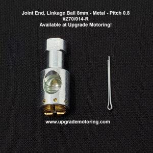 Joint End, Linkage Ball 8mm, Metal, Pitch 0.8 #Z70/014-R