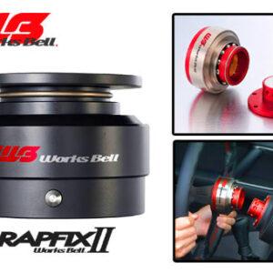 Works Bell Rapfix II Steering Wheel Quick Release – Black