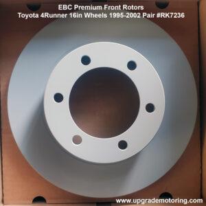 EBC Premium Front Rotors – Toyota 4Runner 16in Wheels 95-02 Pair #RK7236
