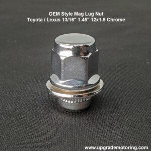 OEM Style Mag Lug Nut – Toyota/Lexus 13/16″ 1.45″ 12×1.5 Chrome