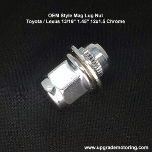 OEM Style Mag Lug Nut – Toyota/Lexus 13/16″ 1.45″ 12×1.5 Chrome