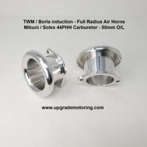 TWM/Borla Induction – Air Horn Mikuni 44PHH 50mm Full Radius #201016