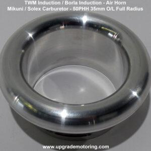 TWM/Borla Induction – Air Horn Mikuni 50PHH 35mm Full Radius #201006