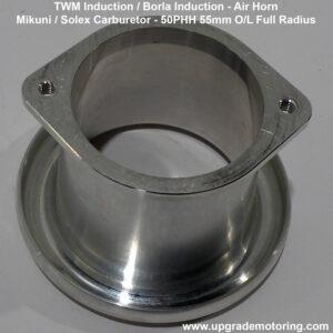 TWM/Borla Induction – Air Horn Mikuni 50PHH 55mm Full Radius #201007