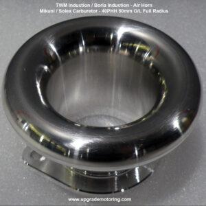 TWM/Borla Induction – Air Horn Mikuni 40PHH 50mm Full Radius #201008