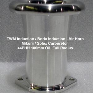 TWM/Borla Induction – Air Horn Mikuni 44PHH 100mm Full Radius #201014