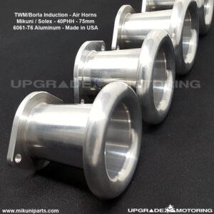 TWM/Borla Induction – Air Horn Mikuni 40PHH 75mm Full Radius #201009