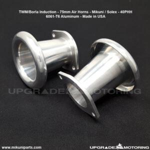 TWM/Borla Induction – Air Horn Mikuni 40PHH 75mm Full Radius #201009