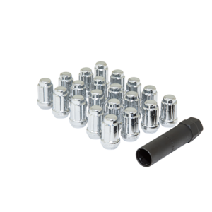 Gorilla Small Dia Spline Acorn Lug Nuts 7/16″-20 20pc Set #K5CS-00716GR