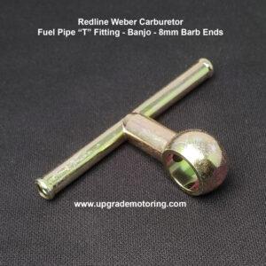 Weber Carburetor – Fuel Pipe “T” Fitting Banjo/8mm Barb #10536.034