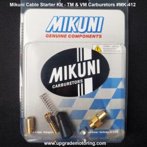Mikuni MK-412 Cable Starter Kit – TM & VM Carburetors #MK-412