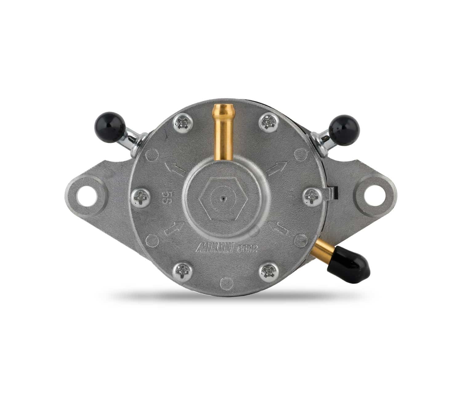 Mikuni Fuel Pump - Dual 90° Outlet Pulse Fuel Pump #DF52-73 - On Sale at Upgrade Motoring!