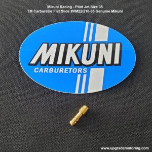 Mikuni Racing – Pilot Jet Size 35 – TM/TMX/VM Carburetors #VM22/210-35