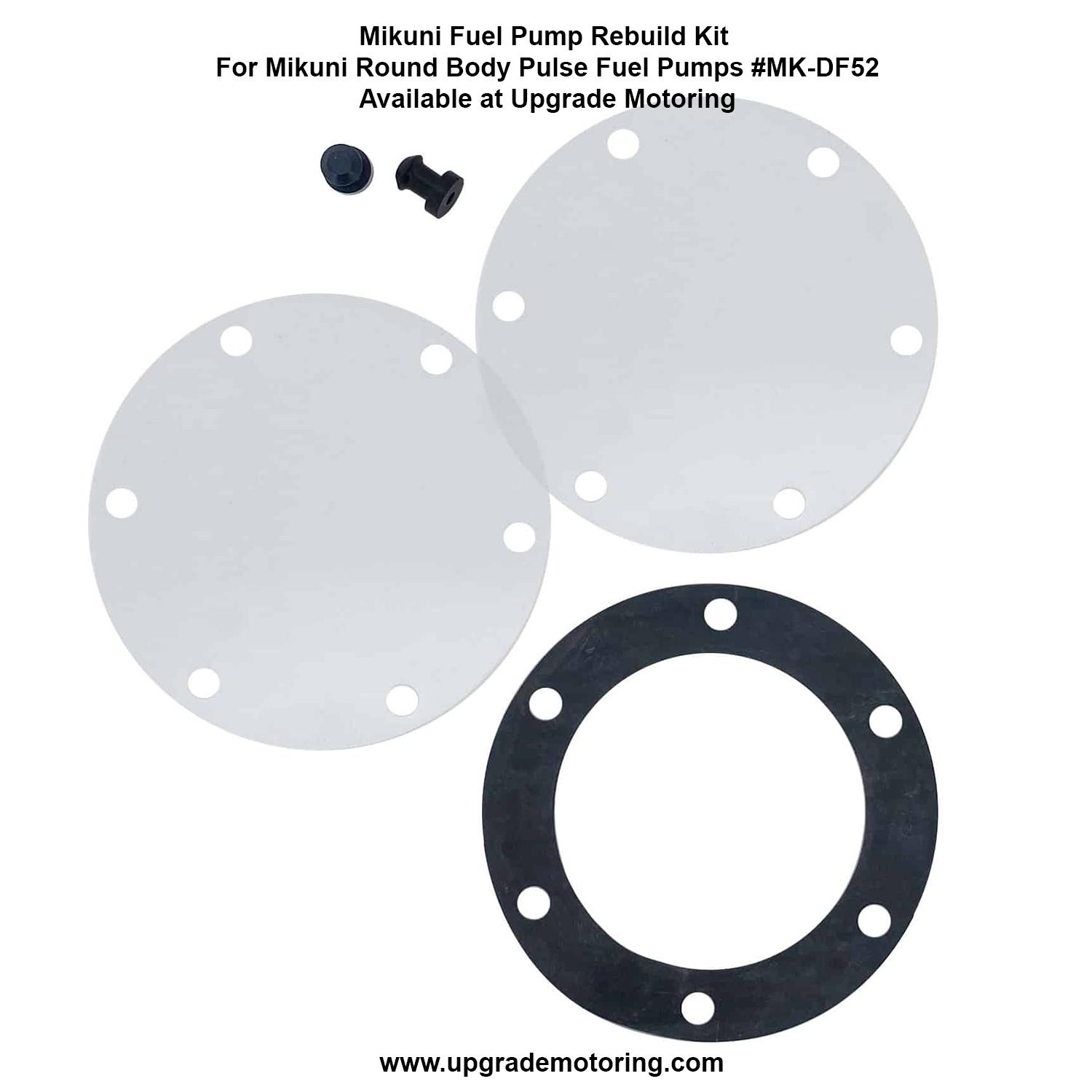 Mikuni Fuel Pump Rebuild Kit - For Mikuni Round Body Pulse Fuel Pumps. #MK-DF52 - On Sale at Upgrade Motoring!
