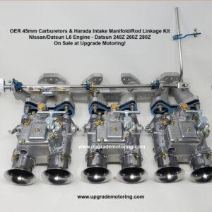 OER 45mm Carburetors & Harada Intake Manifold/Rod Linkage Kit – 240Z 280Z