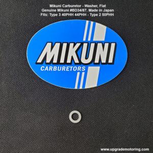 Mikuni Carburetor – Washer, Flat. 40PHH 44PHH 50PHH #89 #BD34/87